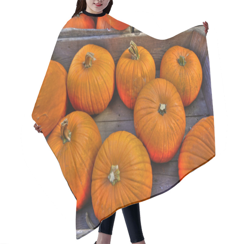 Personality  Pumpkin Crate 68 Hair Cutting Cape