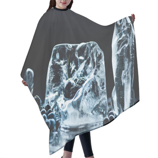 Personality  Frozen Fruits In Ice Cubes Hair Cutting Cape