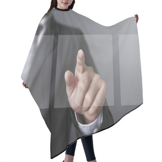 Personality  Touch Screen Interface Hair Cutting Cape
