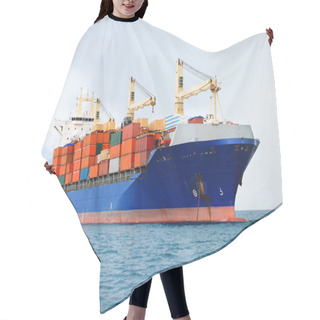 Personality  Cargo Container Ship Hair Cutting Cape