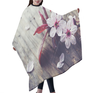 Personality  Spring Blossom Hair Cutting Cape