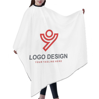 Personality  Letter Y Logo Design Vector. Technology Logo Design. Hair Cutting Cape
