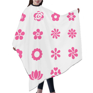 Personality  Flower Icon Hair Cutting Cape