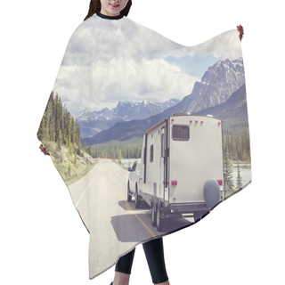 Personality  Motor Home Trailer  Hair Cutting Cape