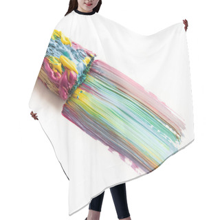 Personality  Brush And Colorful Brushstroke Hair Cutting Cape