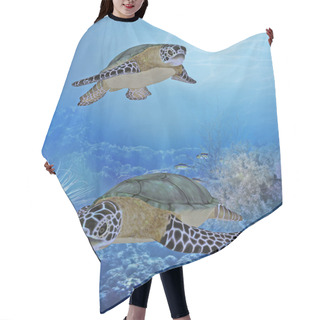 Personality  Happy Turtles Hair Cutting Cape