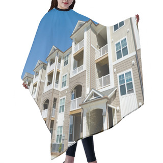Personality  New Apartment Building In Suburban Area Hair Cutting Cape