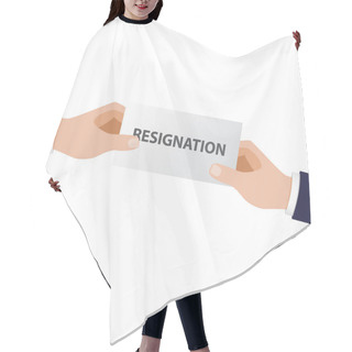 Personality   Resignation Of The Government Or Workers Hair Cutting Cape