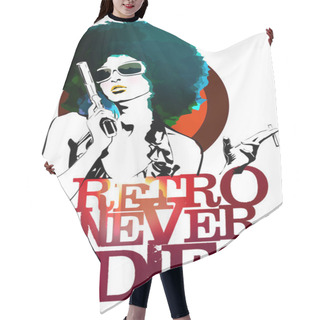 Personality  Retro Never Dies Hair Cutting Cape