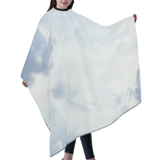 Personality  Blue Sky With White Clouds And Copy Space Hair Cutting Cape