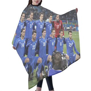 Personality  Italy National Football Team Hair Cutting Cape