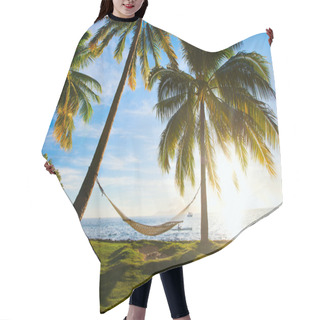 Personality  Beautiful Vacation Sunset Hair Cutting Cape