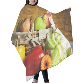 Personality  Vegetables And Fruits Hair Cutting Cape