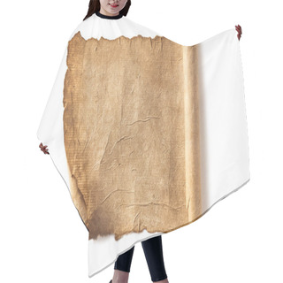 Personality  Blank Old Paper Texture Hair Cutting Cape
