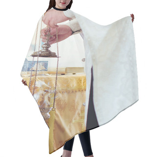 Personality  The Image Of Subjects Of Church Utensils Hair Cutting Cape