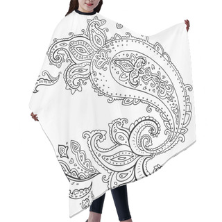 Personality  Hand Drawn Paisley Ornament. Hair Cutting Cape