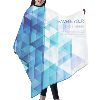 Personality  Abstract Triangular Background Hair Cutting Cape