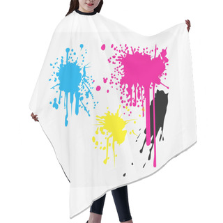 Personality  Paint_blots2 Hair Cutting Cape