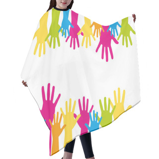 Personality  Cute Hands Hair Cutting Cape