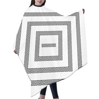 Personality  Ancient Seamless Square Greek  Frames Hair Cutting Cape