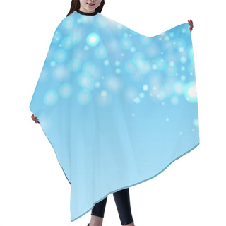 Personality  Abstract Blurred Background.Place For Your Text.Sparkling Design Hair Cutting Cape