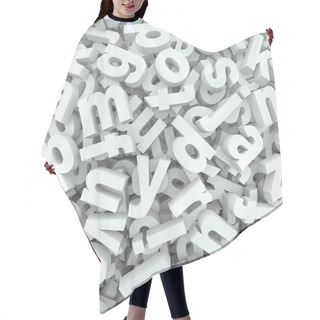 Personality  Letter Jumble Background Alphabet Words Spilled Mess Hair Cutting Cape