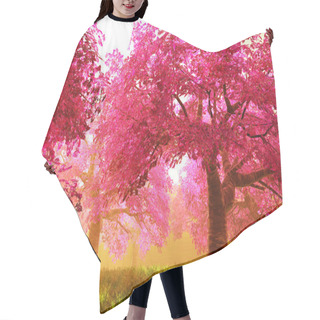 Personality  Cherry Blossoms Trees 01 Hair Cutting Cape