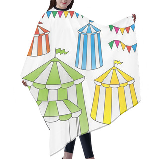 Personality  Circus Tents Hair Cutting Cape