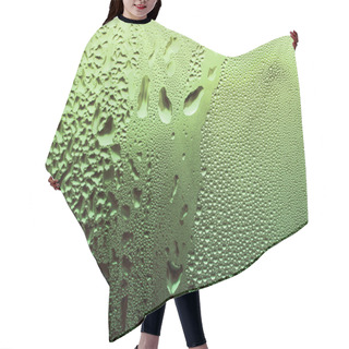 Personality  Green Water Drop Texture Hair Cutting Cape