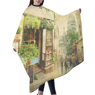 Personality  Parisian Streets - Montmartre Hair Cutting Cape