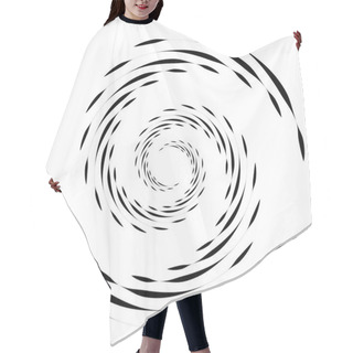 Personality  Radial Geometric Element Series.  Hair Cutting Cape