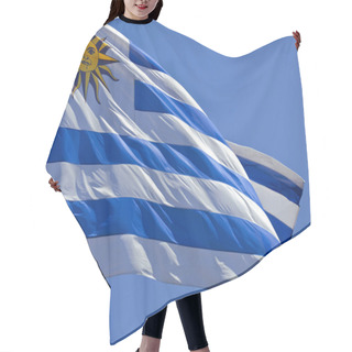 Personality  Uruguay Flag Close Up Hair Cutting Cape