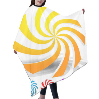Personality  Whirling, Swirling, Rotating Elements Hair Cutting Cape
