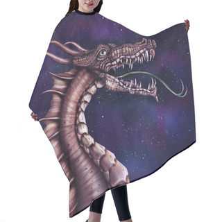Personality  Space Dragon Hair Cutting Cape