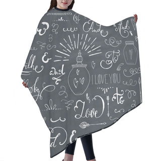 Personality  Catchwords, Ampersands And Other Romantic Elements Hair Cutting Cape