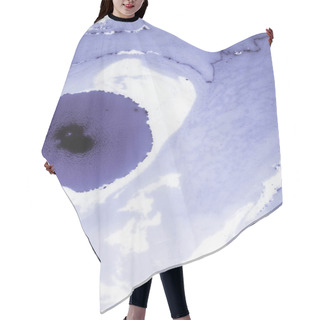 Personality  Abstract Light Background With Purple Stain Hair Cutting Cape