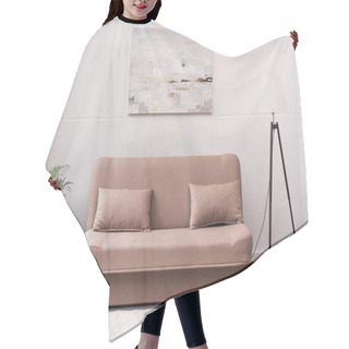 Personality  Sofa In The Interior Hair Cutting Cape