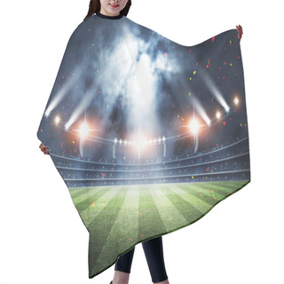 Personality  Stadium, 3d Rendering Hair Cutting Cape