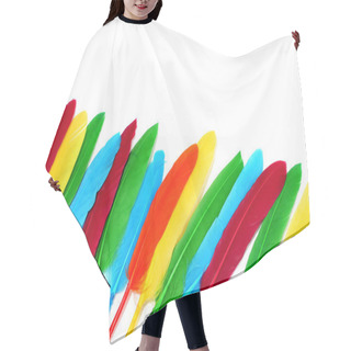 Personality  Feathers Hair Cutting Cape
