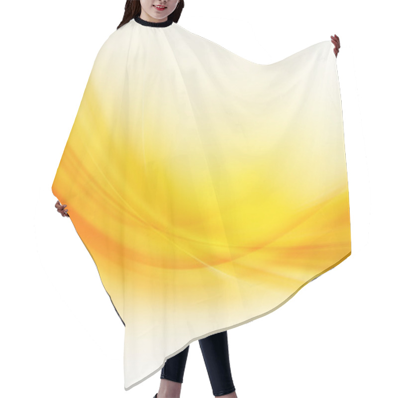 Personality  Yellow Abstract Background Design Hair Cutting Cape