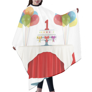 Personality  Happy First Birthday Hair Cutting Cape