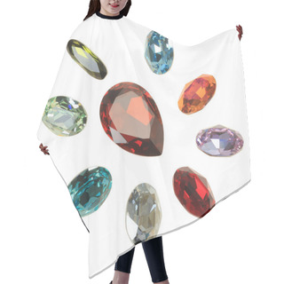 Personality  Large Crystal Strasses Hair Cutting Cape