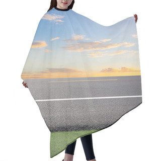 Personality  Road And Sky Hair Cutting Cape