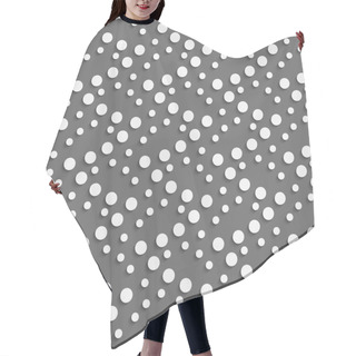 Personality  Geometrical Pattern With Big And Small Dots Hair Cutting Cape