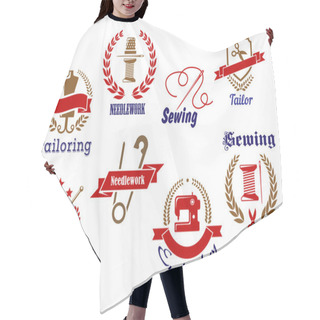 Personality  Needlework, Knitting And Tailoring Emblems And Icons Hair Cutting Cape