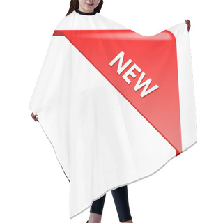 Personality  New Red Corner Business Ribbon Hair Cutting Cape
