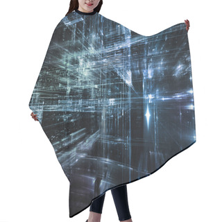Personality  Acceleration Of Digital World Hair Cutting Cape
