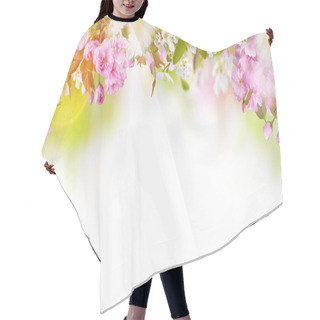 Personality  Spring Blossoms Background Hair Cutting Cape