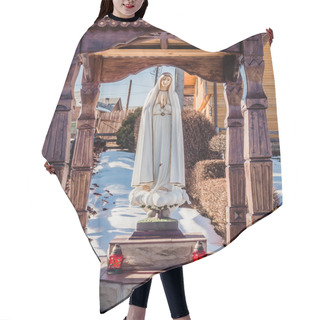 Personality  The Statue Of The Virgin Mary In A Small Village In The Carpathian Mountains Hair Cutting Cape