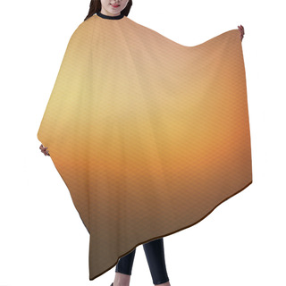 Personality  Amber Textured  Background. Hair Cutting Cape